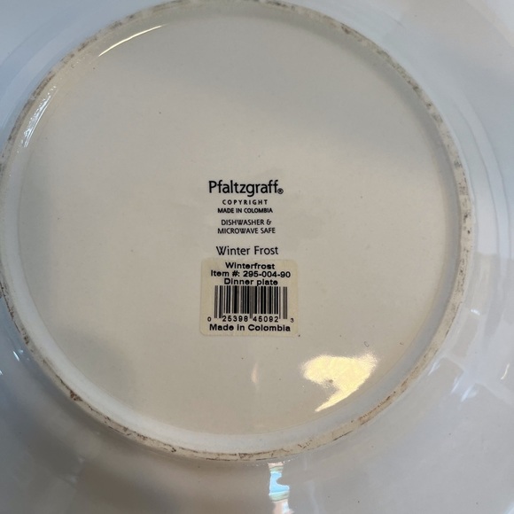 Pfaltzgraff Winter Frost Dinner Plate - Picture 5 of 8